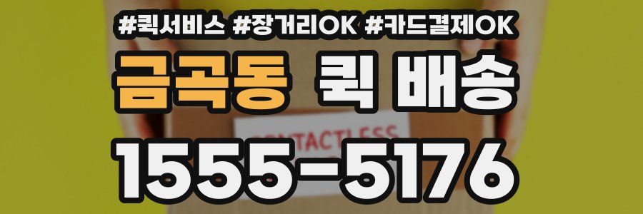 금곡동 퀵 배송