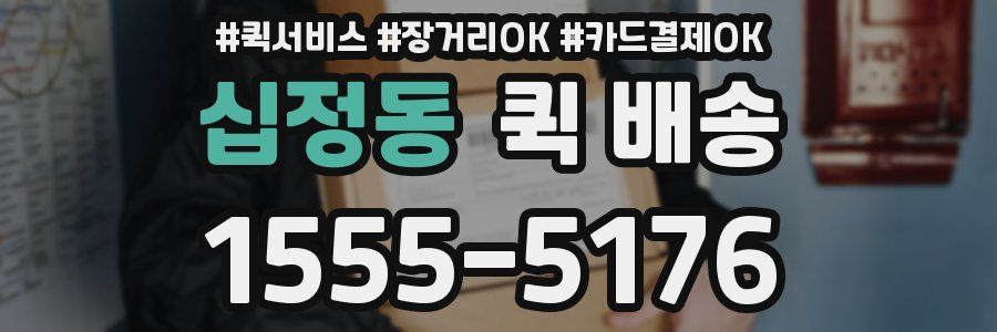 십정동 퀵 배송