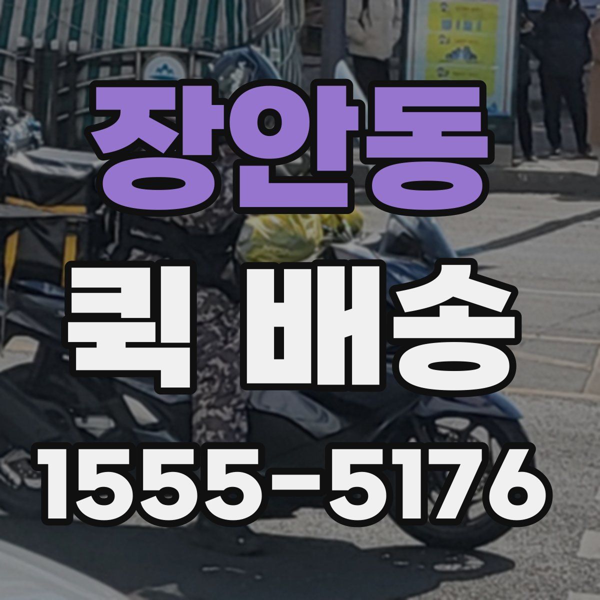 장안동 퀵 배송