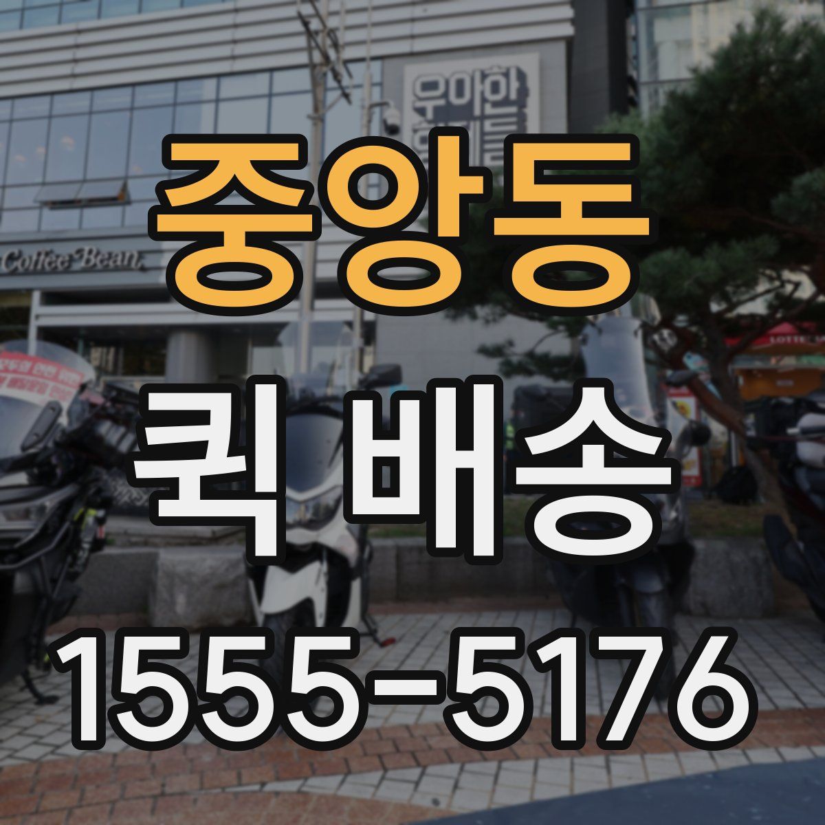 중앙동 퀵 배송