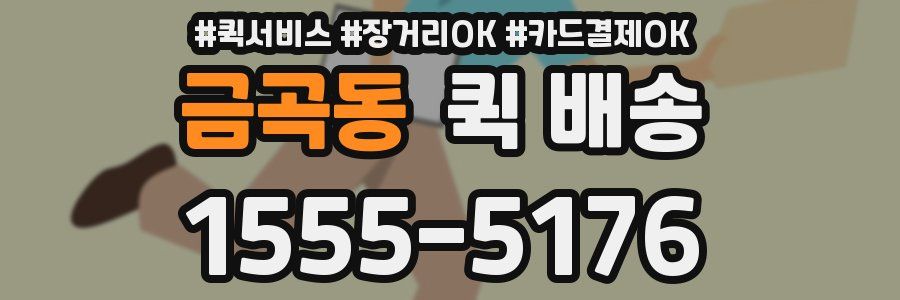금곡동 퀵 배송
