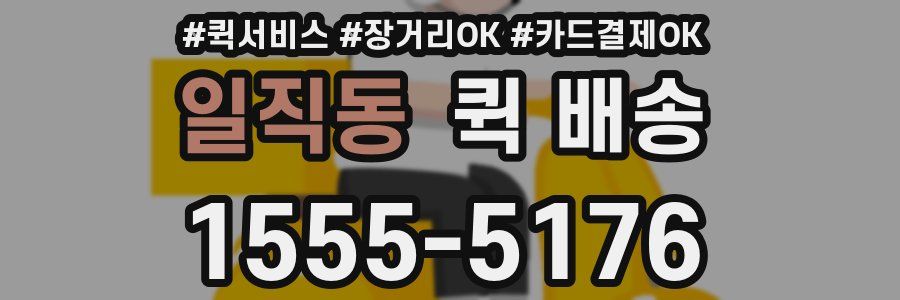 일직동 퀵 배송