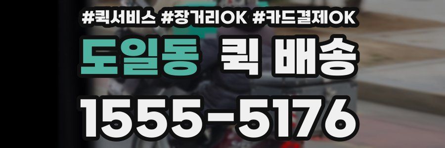 도일동 퀵 배송