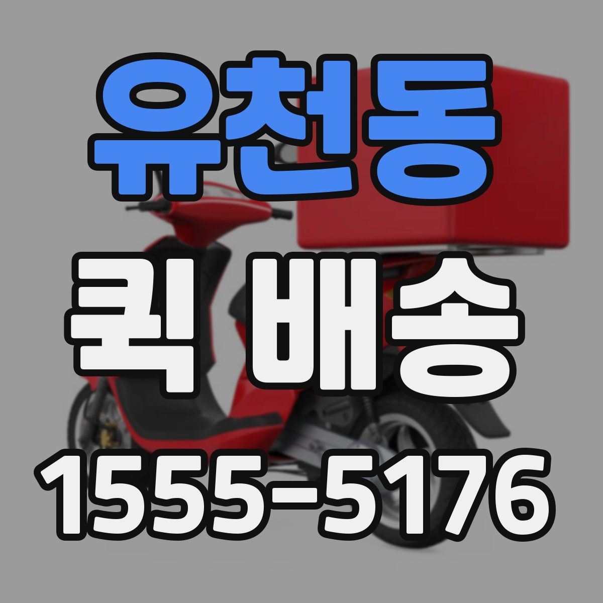 유천동 퀵 배송