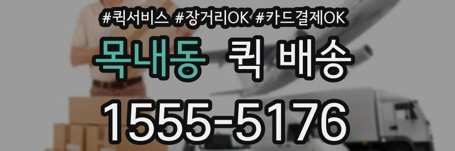 목내동 퀵 배송