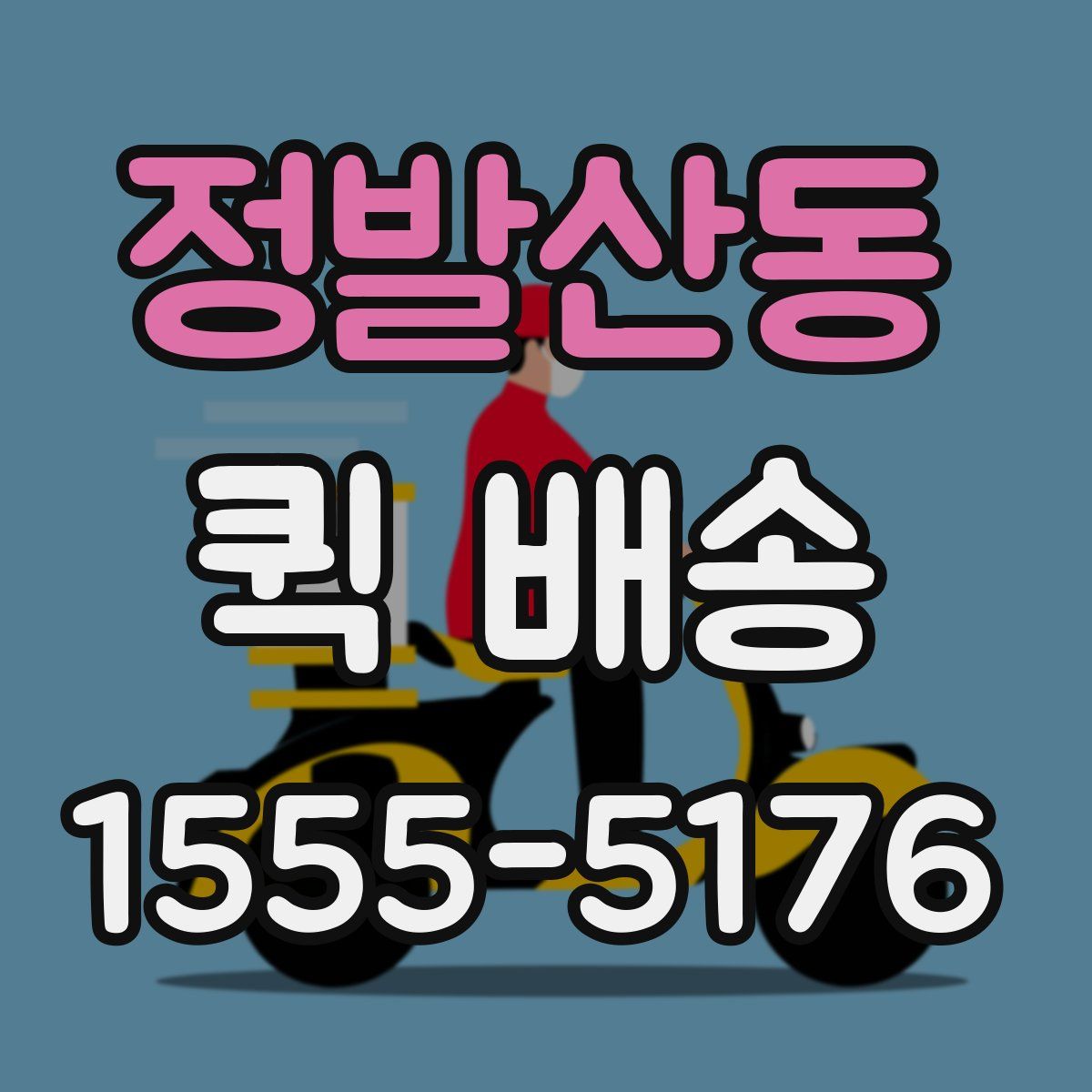 정발산동 퀵 배송