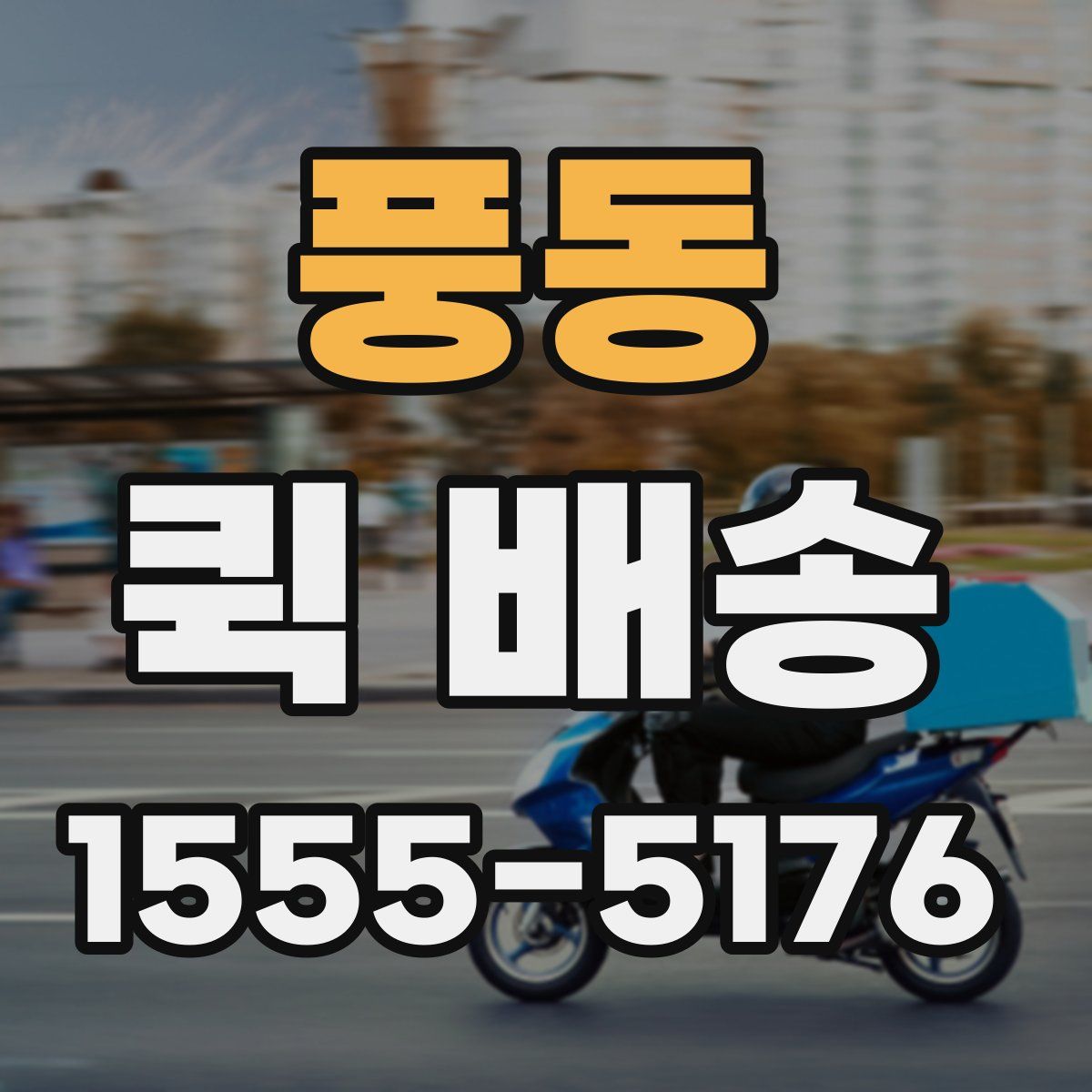 풍동 퀵 배송