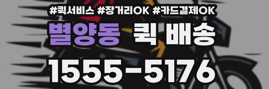 별양동 퀵 배송