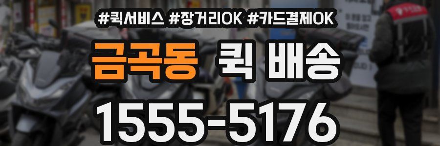 금곡동 퀵 배송