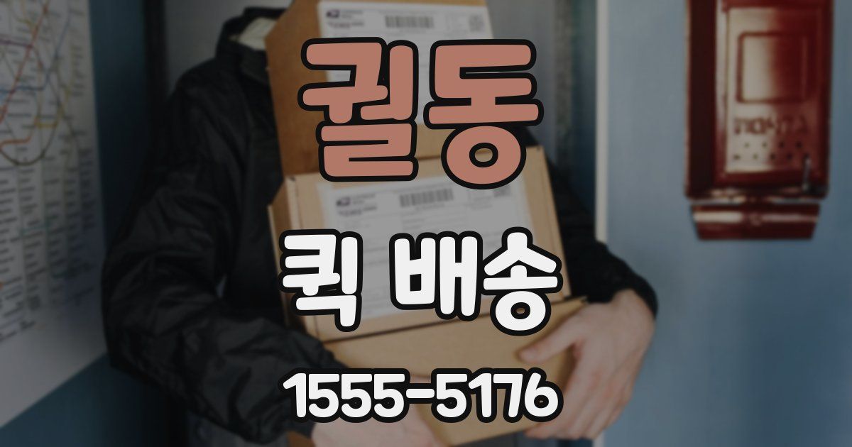 궐동 퀵 배송
