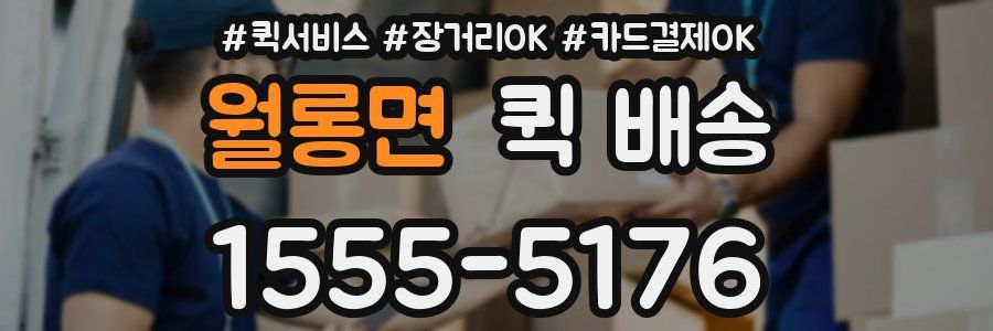 월롱면 퀵 배송