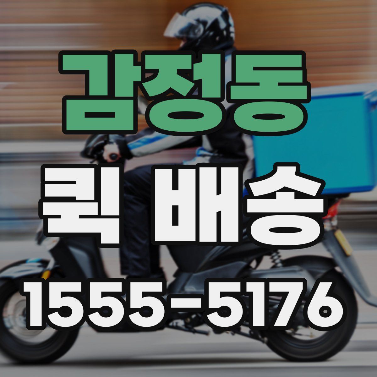 감정동 퀵 배송