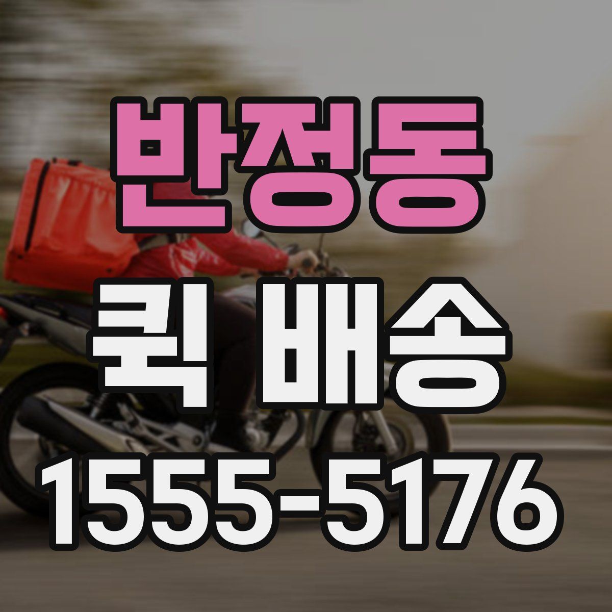 반정동 퀵 배송