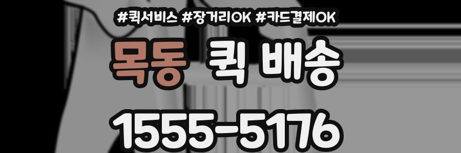 목동 퀵 배송