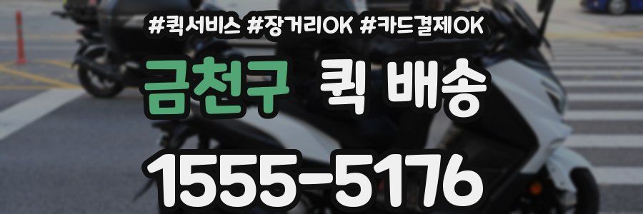 금천구 퀵 배송