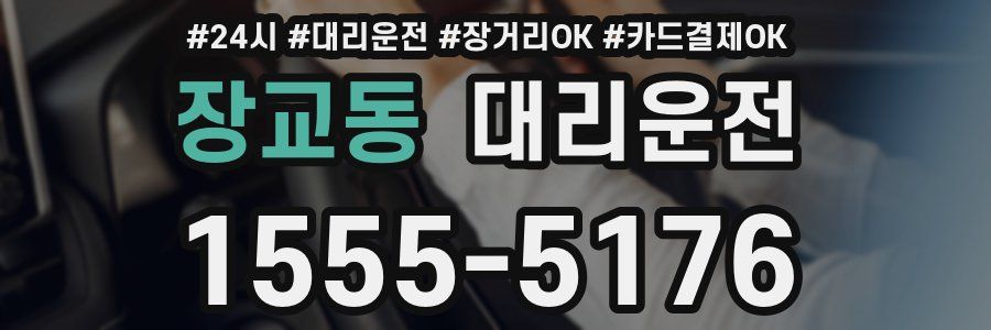 장교동 대리운전