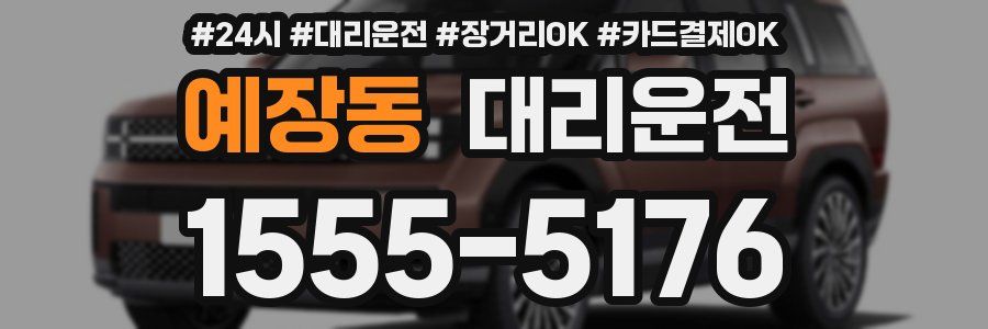 예장동 대리운전