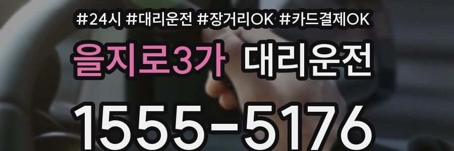 을지로3가 대리운전