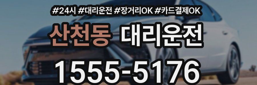산천동 대리운전