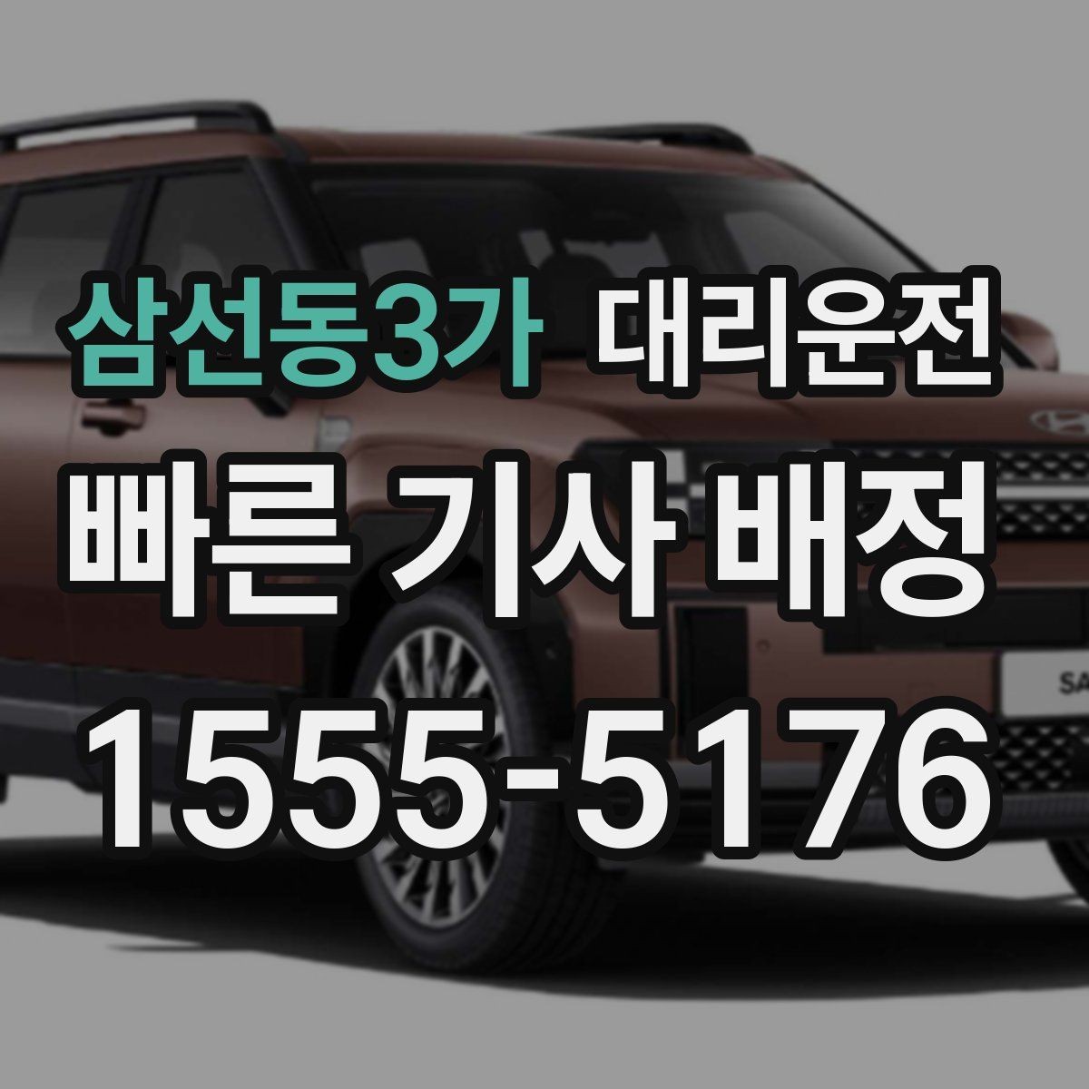 삼선동3가 대리운전 예상 금액과 경로 안내 절차
