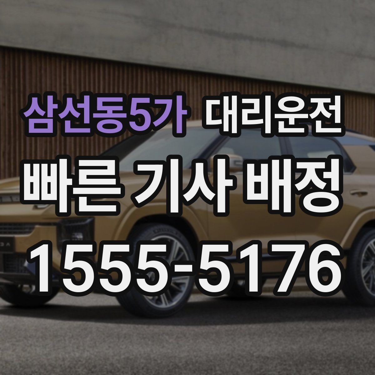 삼선동5가 대리운전 캠핑 귀가길 장거리 주행 동행