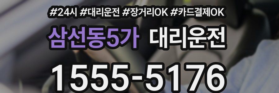 삼선동5가 대리운전