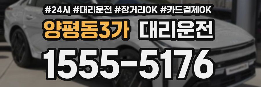 양평동3가 대리운전