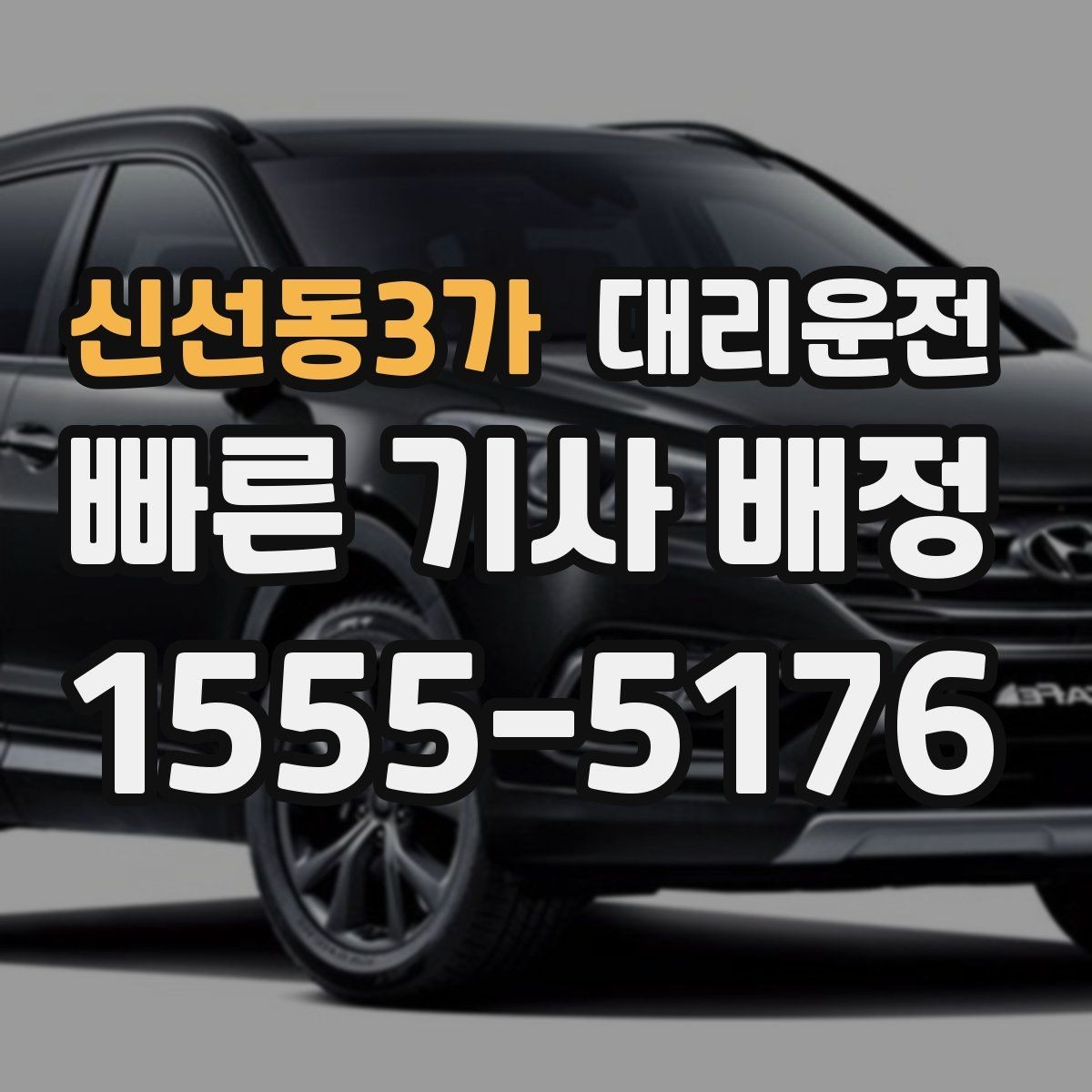 신선동3가 대리운전 수동·전기차 모두 가능