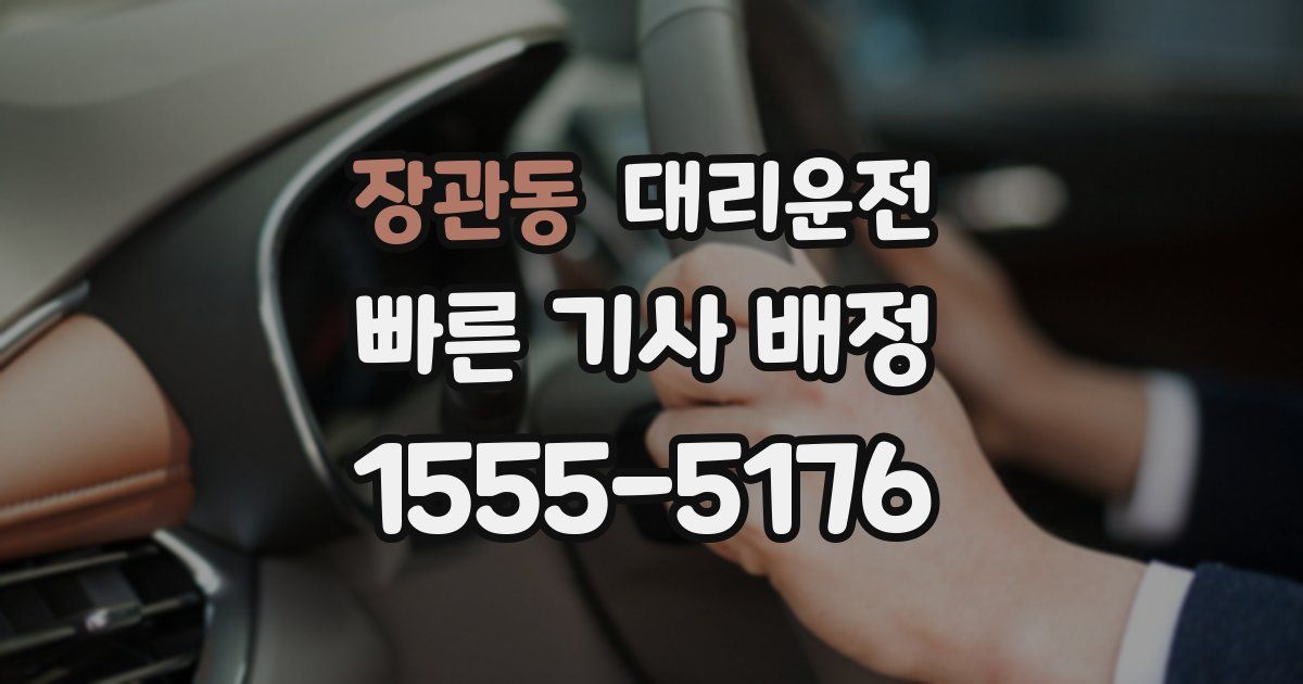 일일대리기사