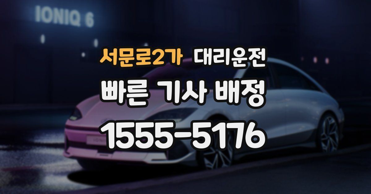일일대리기사