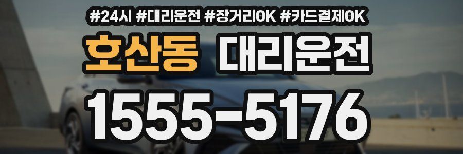 호산동 대리운전