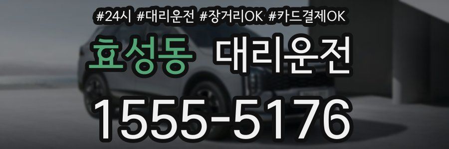 효성동 대리운전