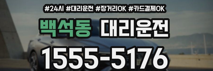 백석동 대리운전