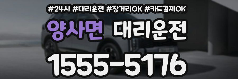 양사면 대리운전