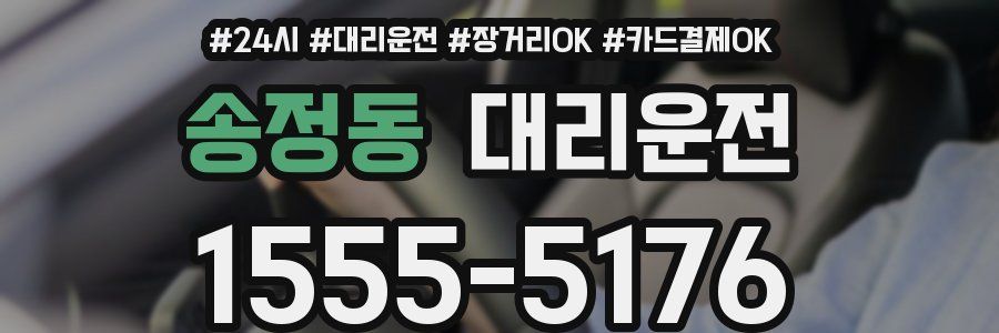 송정동 대리운전