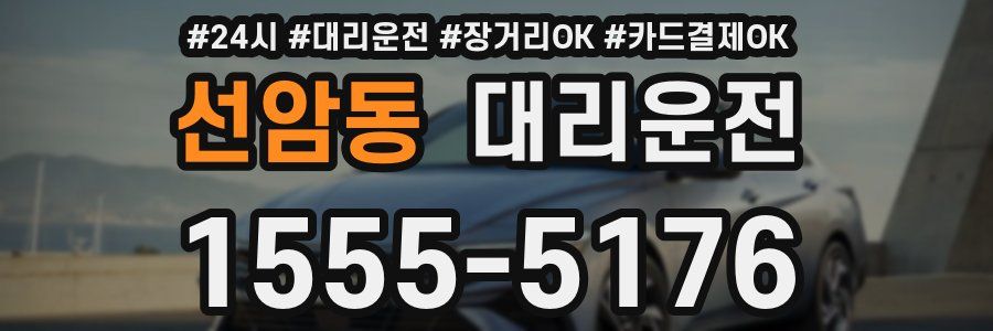 선암동 대리운전