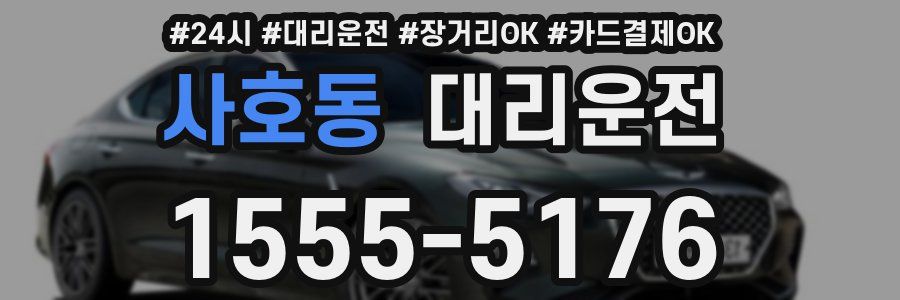 사호동 대리운전