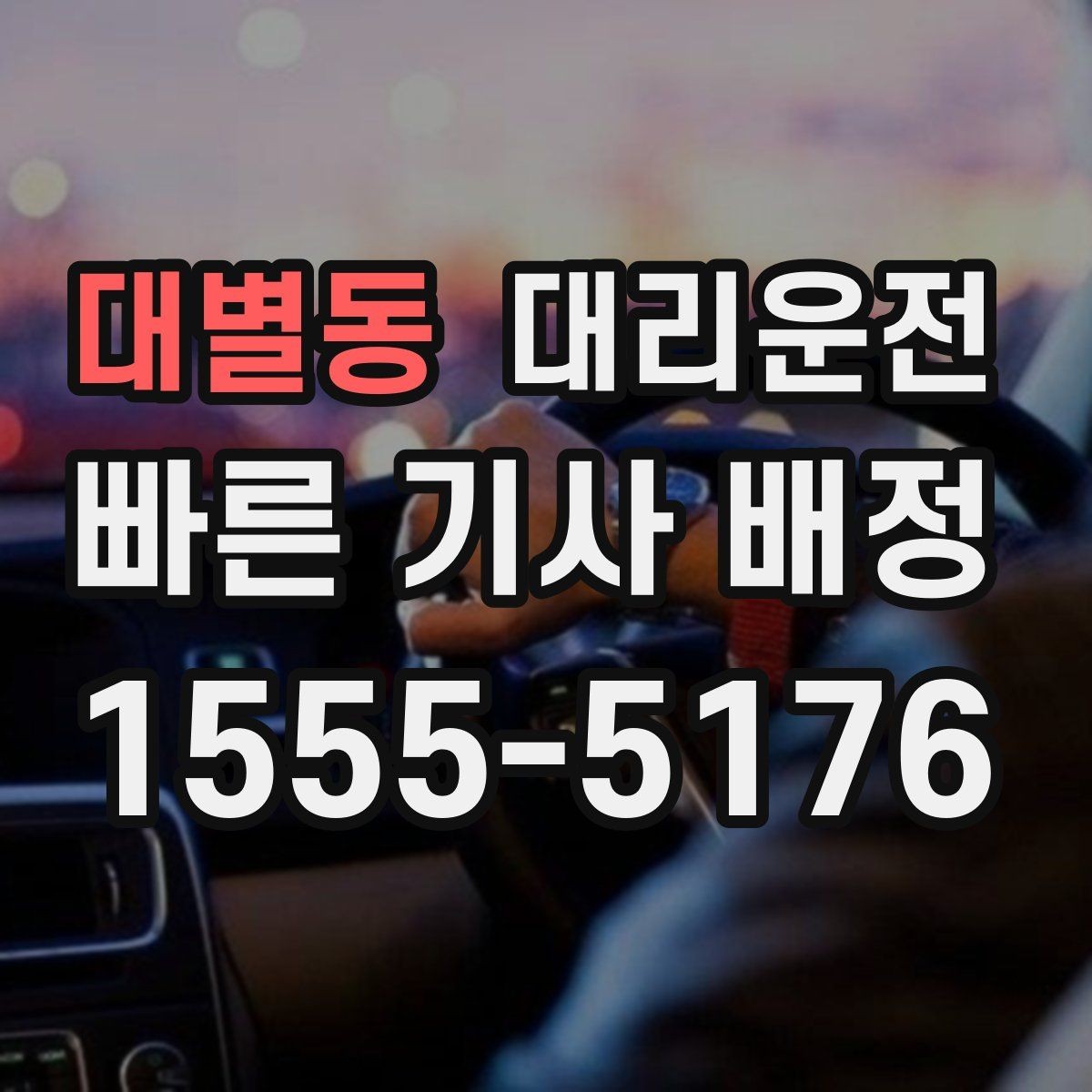 대별동 대리운전 자주 쓰는 호출 멘트 10가지