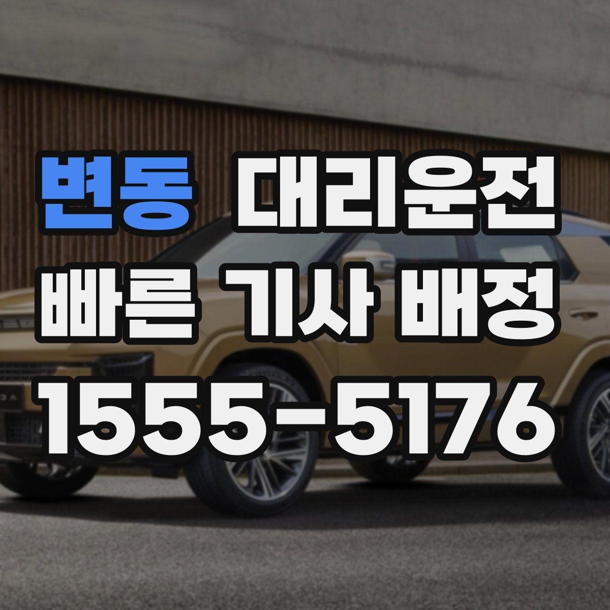 변동 대리운전 배터리 방전 차량 호출 전 확인