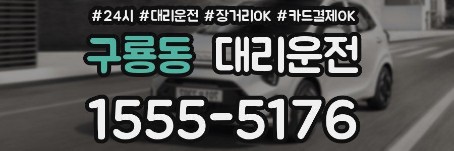 구룡동 대리운전