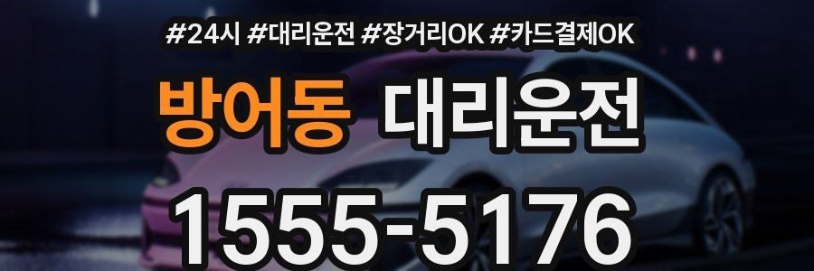 방어동 대리운전