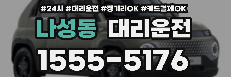 나성동 대리운전