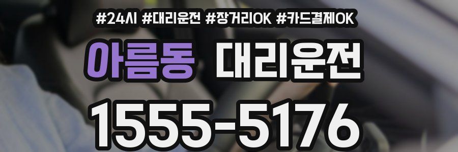 아름동 대리운전