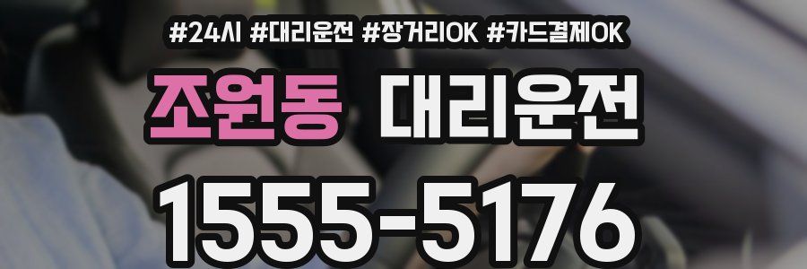 조원동 대리운전