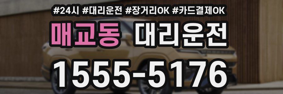 매교동 대리운전