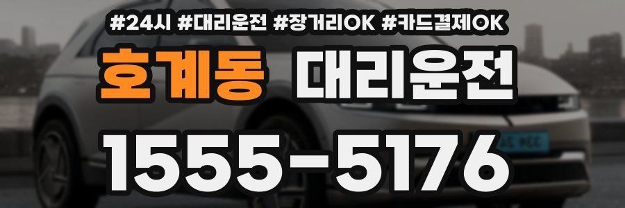 호계동 대리운전