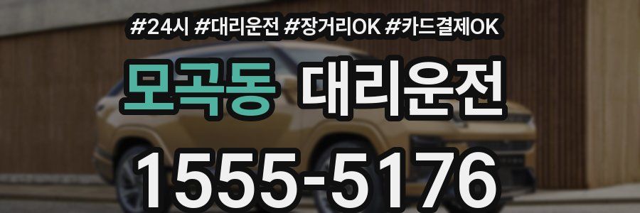 모곡동 대리운전