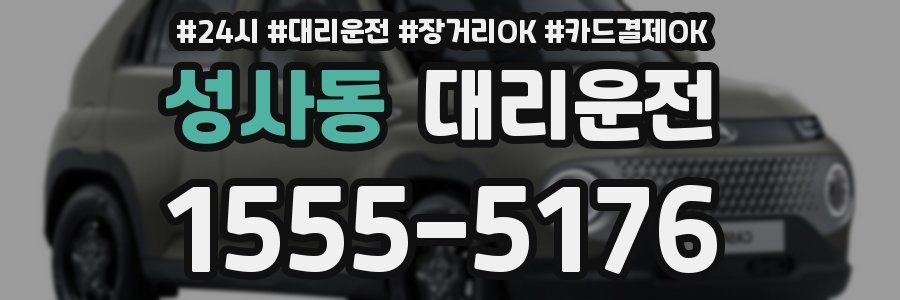 성사동 대리운전