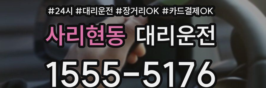 사리현동 대리운전