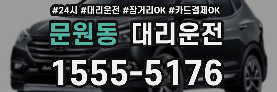 문원동 대리운전